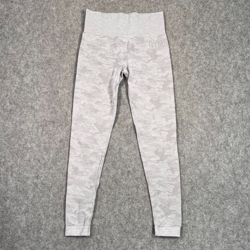 Gymshark Grey Camo Camouflage Adapt Seamless Ankle Leggings Women's Size S